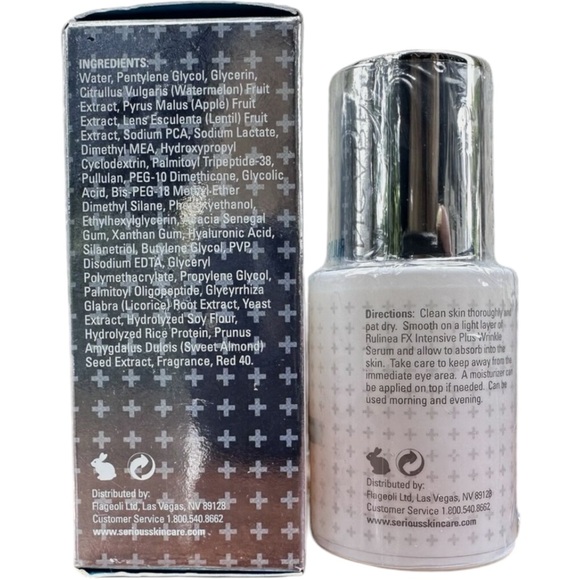 SERIOUS SKINCARE RULINEA-FX Topical Intensive Plus Wrinkle Serum 1 fl oz/29 ml - Picture 3 of 5
